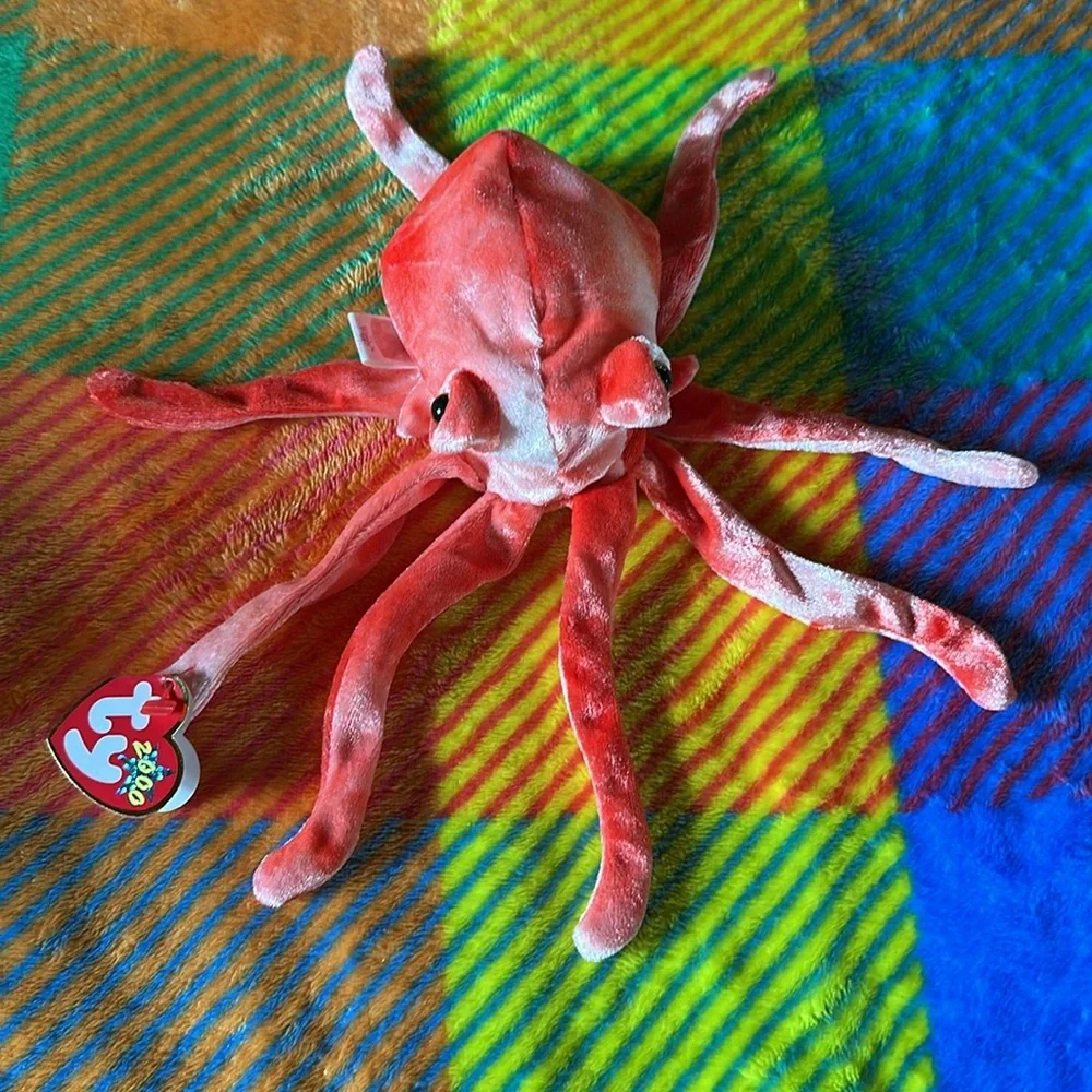 Ty 2000 Wiggly the Octopus Beanie Baby